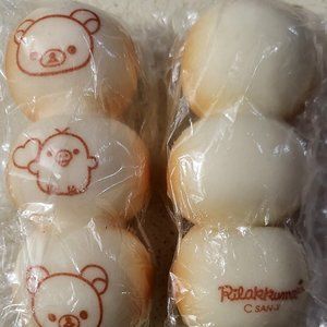 San-X Rilakkuma & Kiiroitori scented Dango soft squishy toy cell phone strap